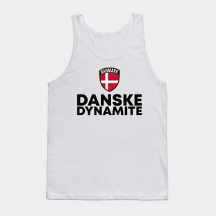 Danske Dynamite Danmark Denmark Black Tank Top